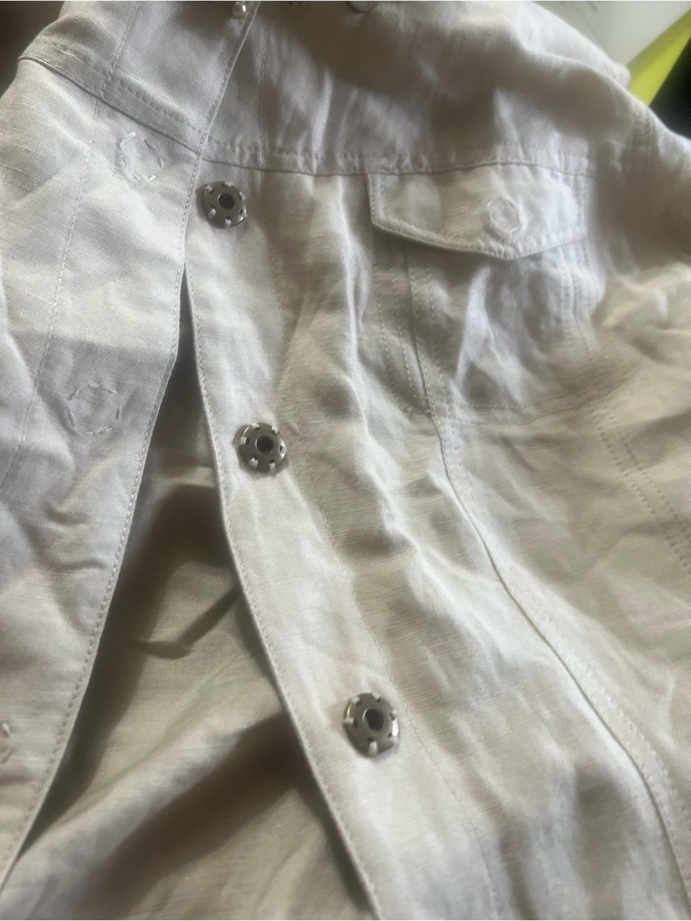 Ruby Rd. YanEmbellished Linen Jacket & Capris - Picture 5 of 5